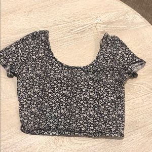 Floral crop top